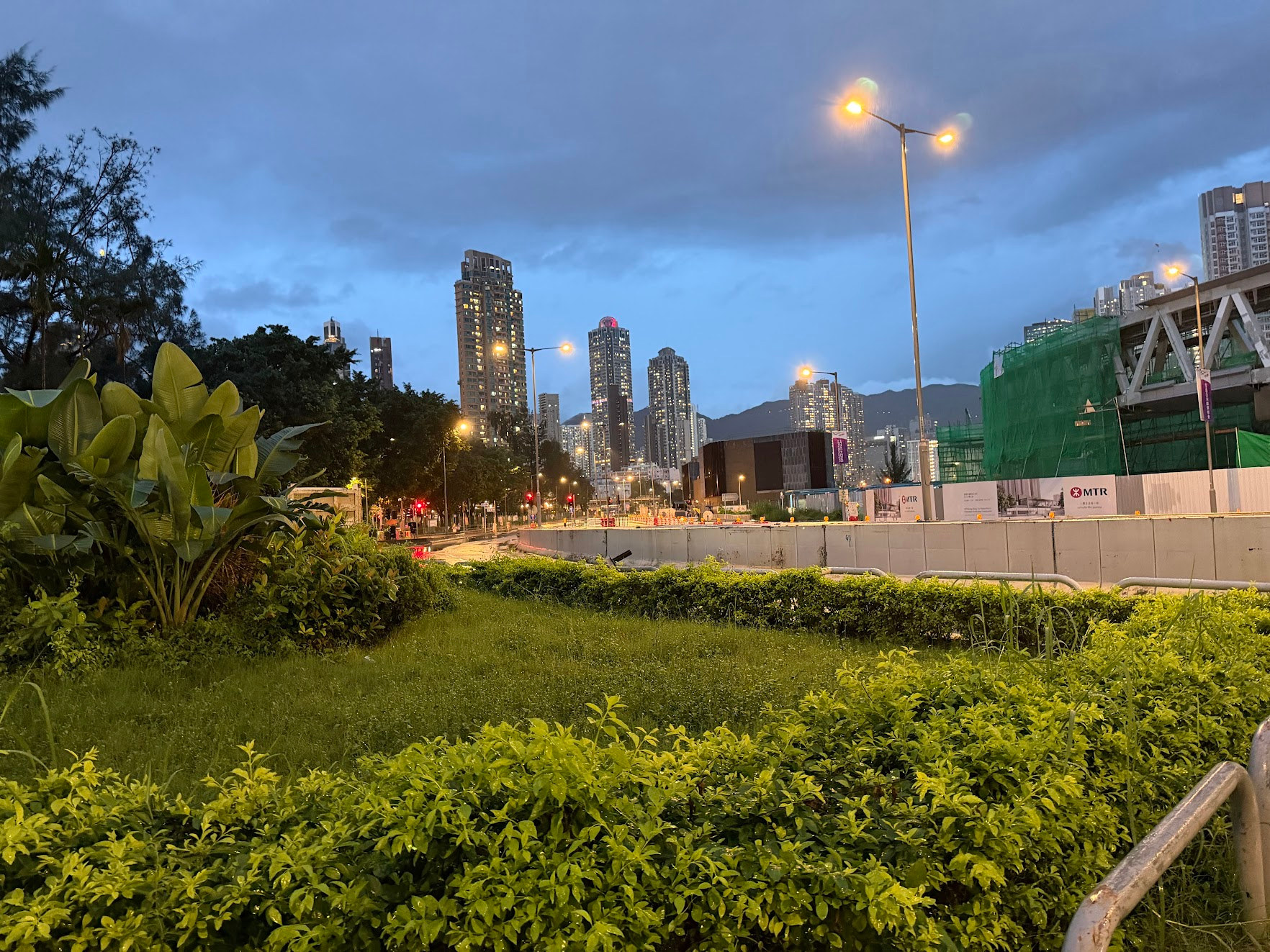 A city view of Hong Kong.